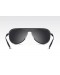 Guztag HD Polarized Sunglasses Black Frame Blue Lens