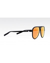 Guztag HD Polarized Sunglasses Black Frame Orange Lens